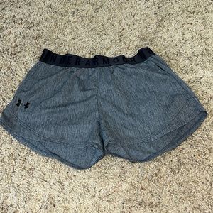 Women's UA Play Up 3.0 Shorts- Heather Gray